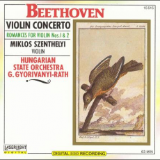 Обложка альбома Violin Concerto / Romances for Violin nos. 1, 2, Музыкальный Портал α