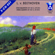 Обложка альбома Streichquartette op. 18/1-5, op. 59/3, Музыкальный Портал α