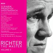 Обложка альбома Richter the Master, Volume 3: Scriabin, Prokofiev, Shostakovich, Музыкальный Портал α