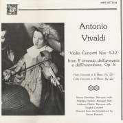 Обложка альбома Violin Concerti Nos. 5-12, Op. 8 / Flute Concerto in D major / Cello Concerto in B minor, Музыкальный Портал α